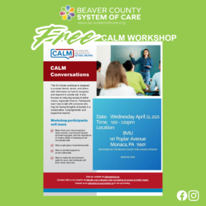 CALM Workshop April 23, 2025
