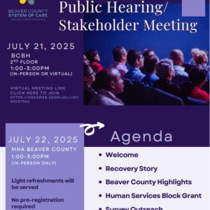 Public Hearing/Stakeholder Meeting