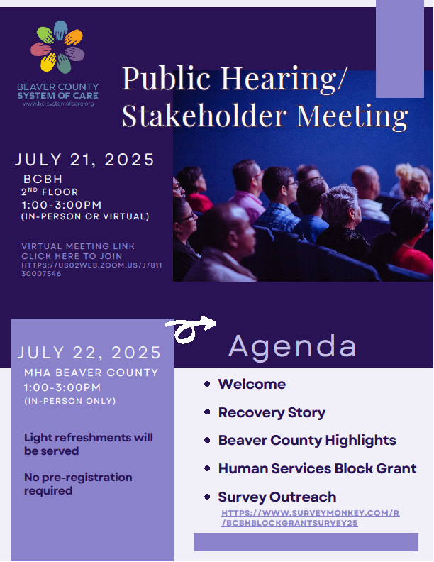 Public Hearing/Stakeholder Meeting